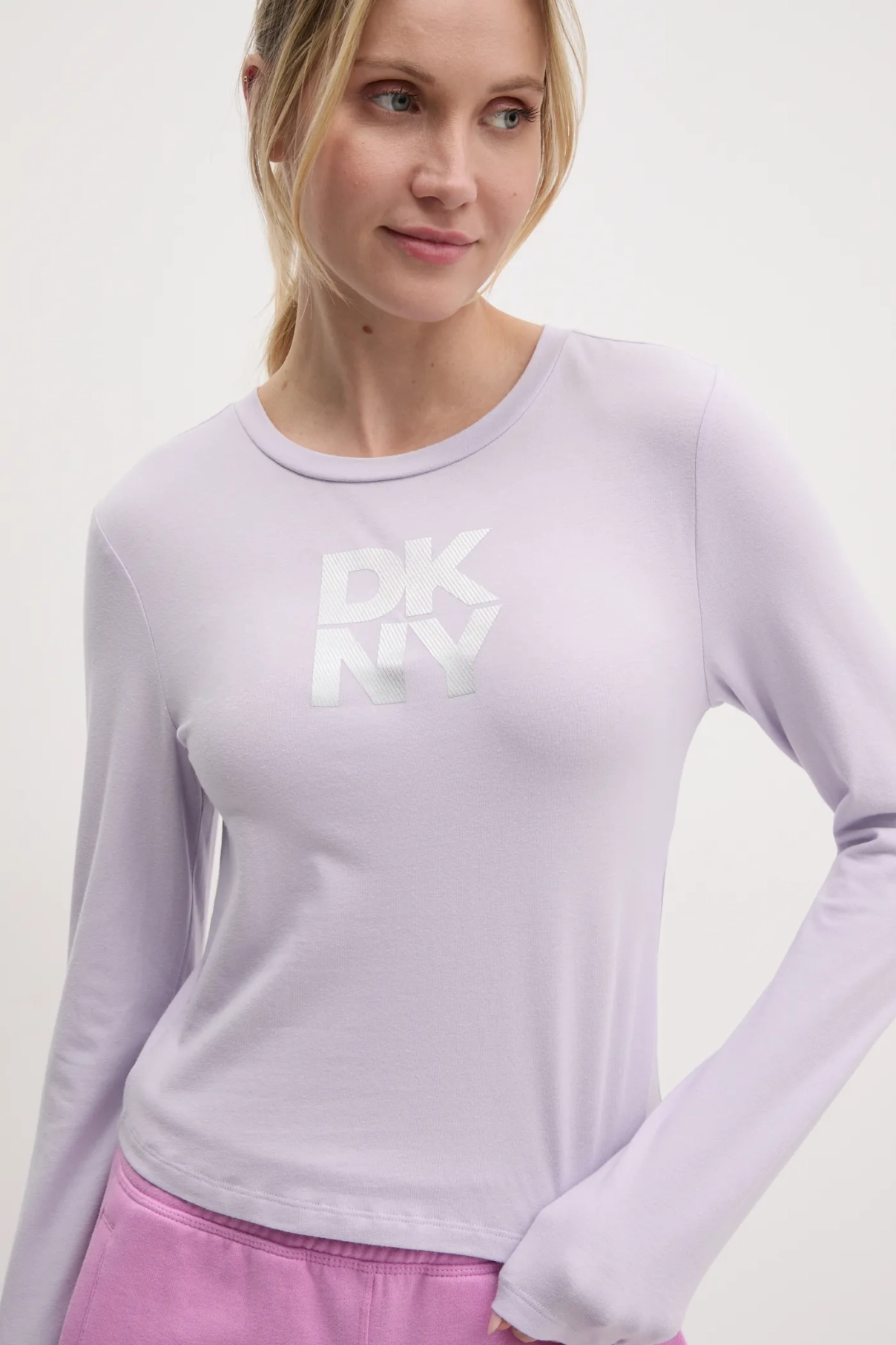 

Рубашка Dkny с длинными рукавами, фиолетовый