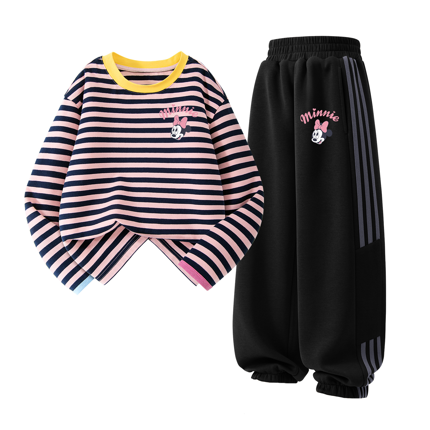 

Детская повседневная спортивная одежда Disney, черный