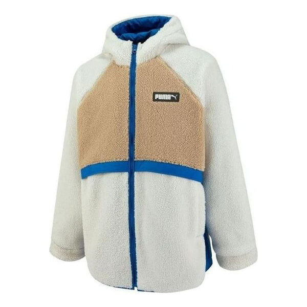 

Куртка art of sherpa zip jacket 'white' Puma, белый