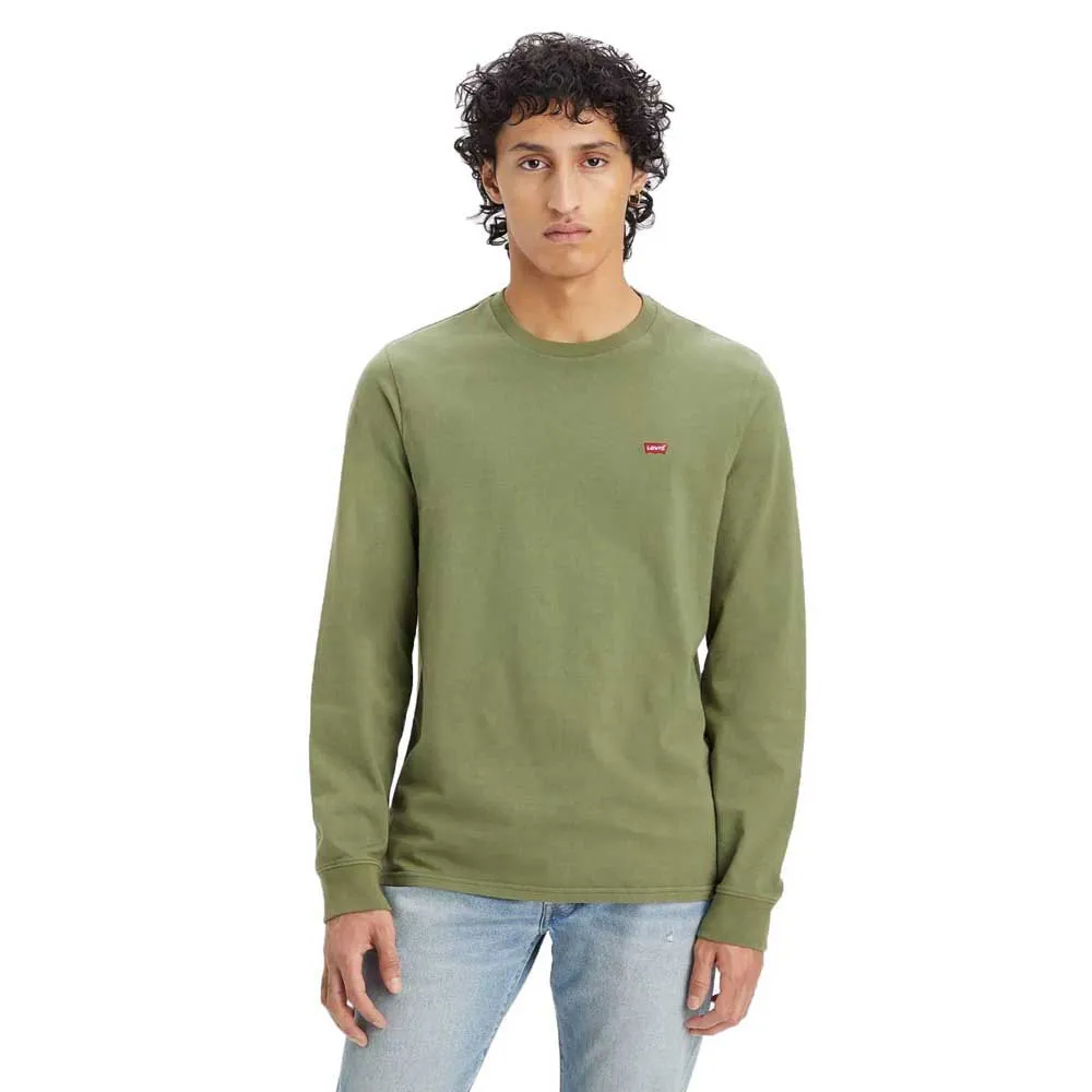

Футболка Levi's Original Hm long sleeve, зеленый