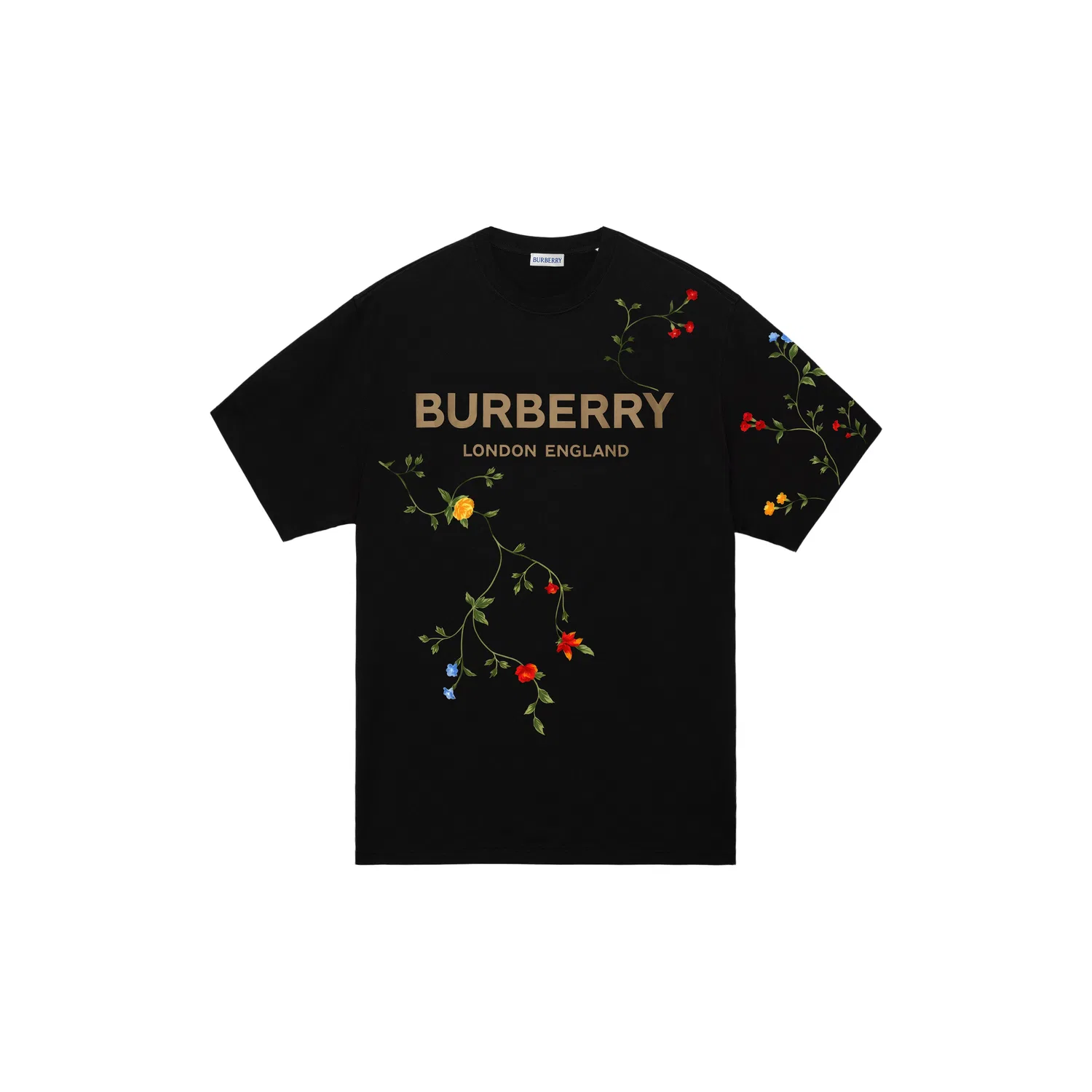 Футболка Burberry с логотипом, черный