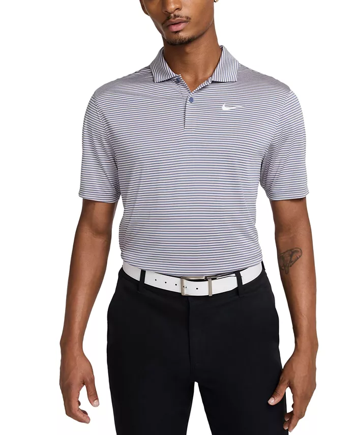 

Мужская свободная поло для гольфа с коротким рукавом Core Dri-FIT Nike, серый