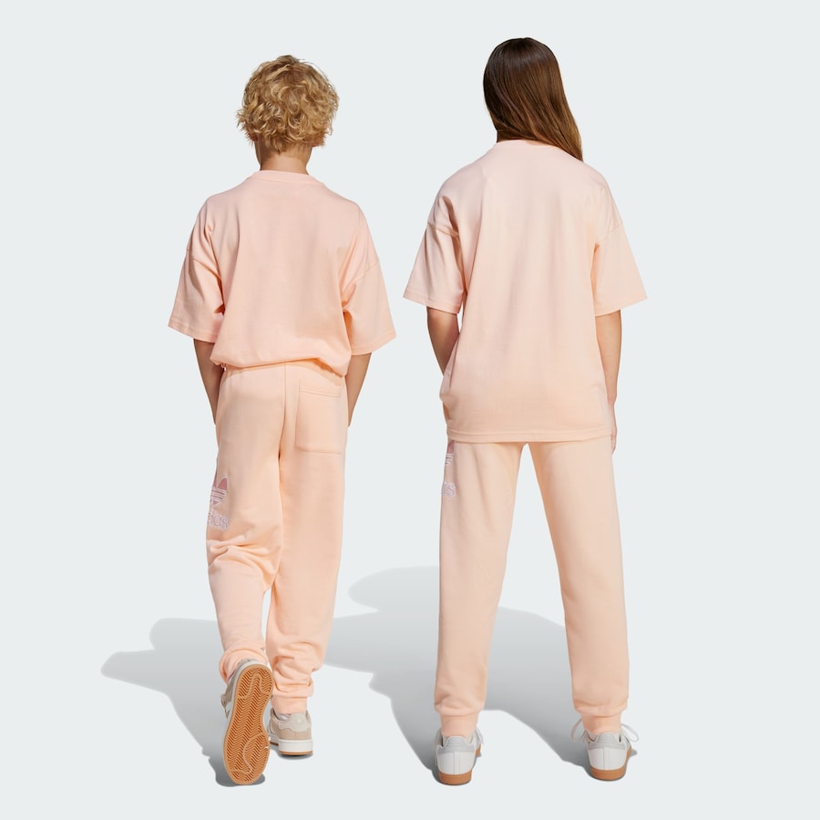 Зауженные брюки ADIDAS ORIGINALS Big Logo Execution Oversized Sweat Pants, розовый/розовый — фото 3