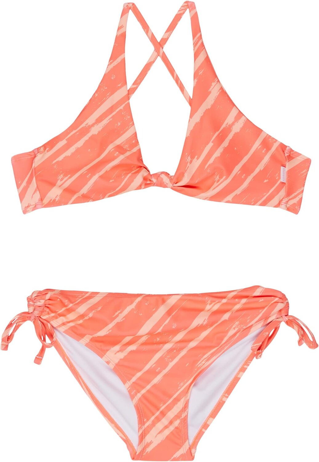 

Купальник Seafolly Kids Palm Cove Knot Front Bikini, цвет Coral