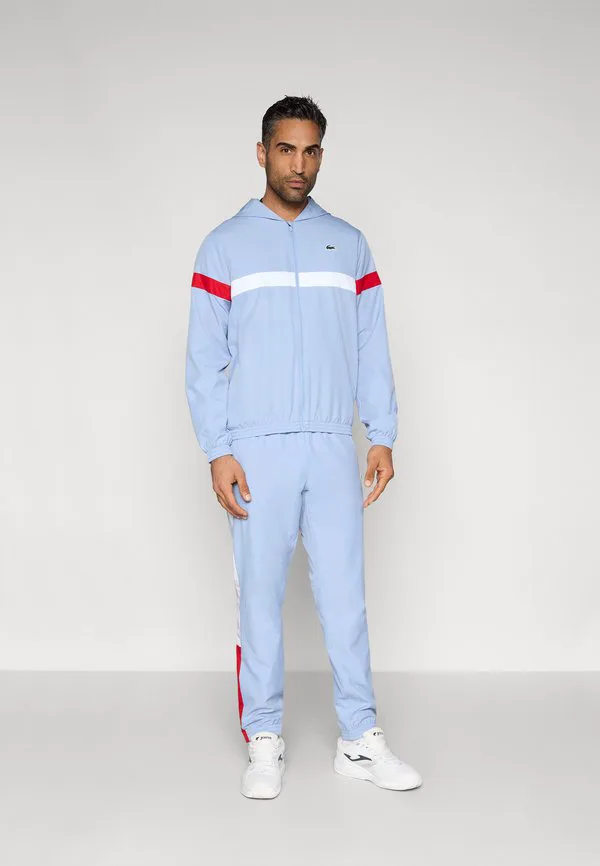 Теннисный спортивный костюм, спортивный костюм с капюшоном Lacoste Sport, Aphylla/White