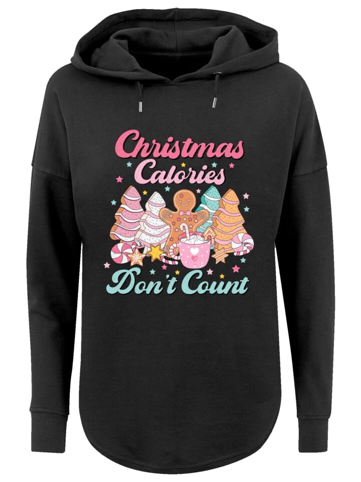 

Пуловер F4NT4STIC Oversized Hoodie Weihnachten Dont Count Candy, черный