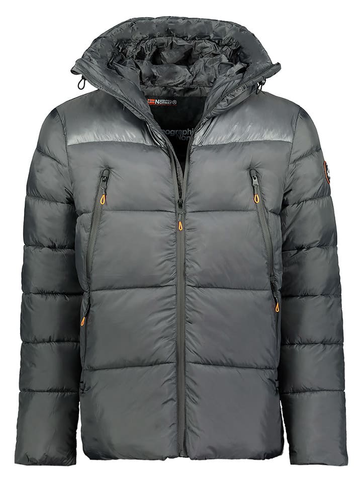 

Стеганая куртка Geographical Norway, темно-серый