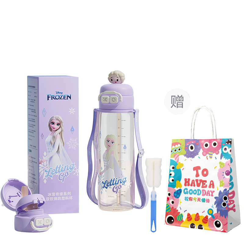 

Стакан из PPSU пластика 550 мл Disney, [Ppsu Double Cup]-Icy Snow+Cup Cleaning Brush+Shopping Bag