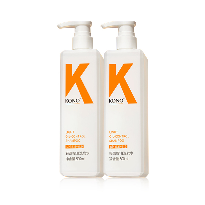 

Классический шампунь для ухода за волосами, контроль жирности, лечение перхоти, мыльный аромат, 500мл+500мл KONO