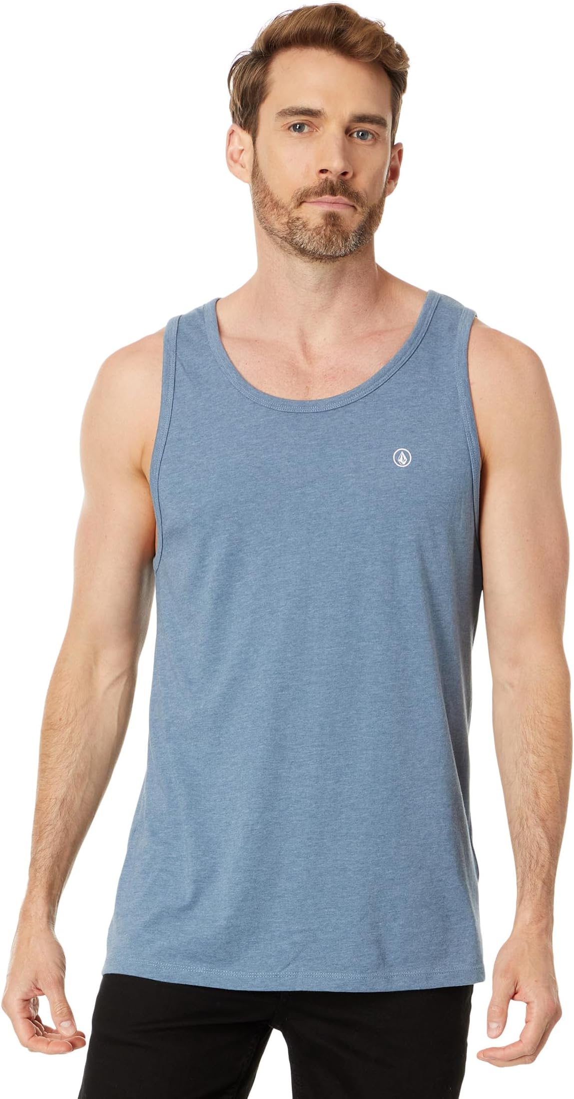 

Топ Solid Heather Tank Volcom, цвет Stormy Blue