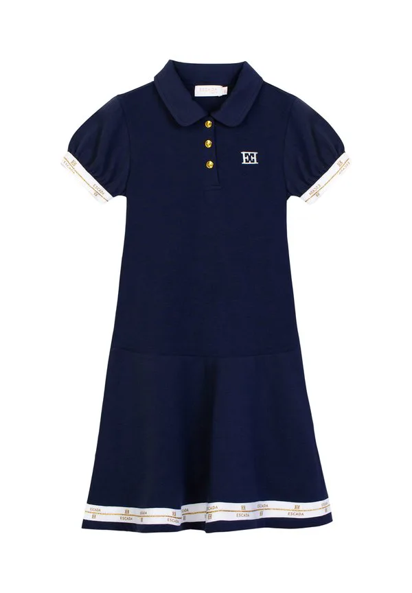 Трикотажное платье Escada Girls, Navy Blazer