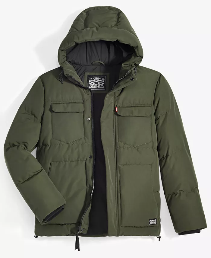 Куртка Levi's Quilted, зеленый