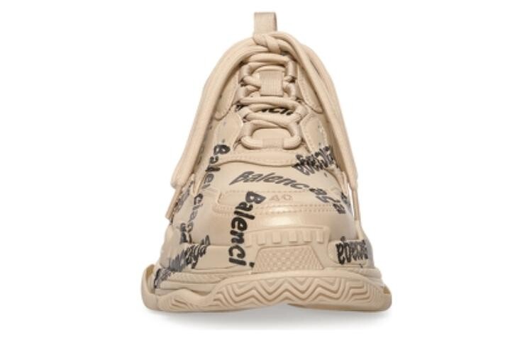 Кроссовки женские Balenciaga Triple S, бежевый — фото 3