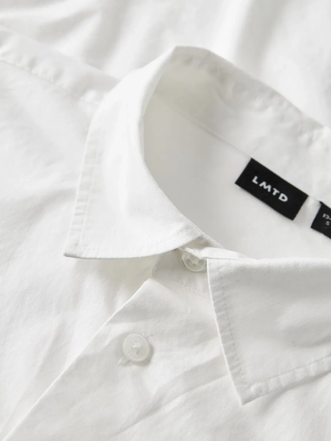 Рубашка slim fit, Name it, bright white — фото 4