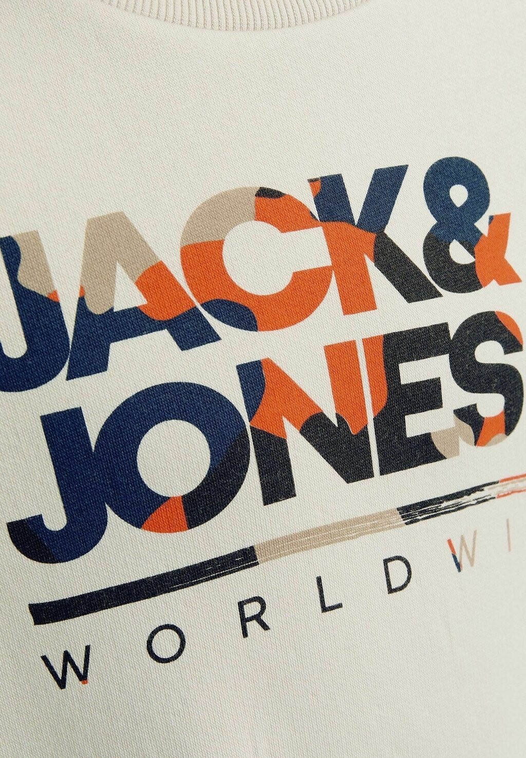 

Толстовка MIT RUNDHALS LOGO Jack & Jones Junior, кремовый