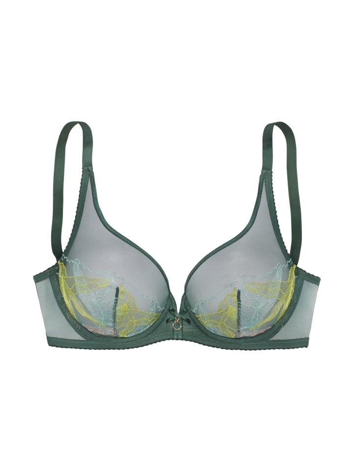 

LASCANA Бюстгальтер на косточках, зелено-разноцветный