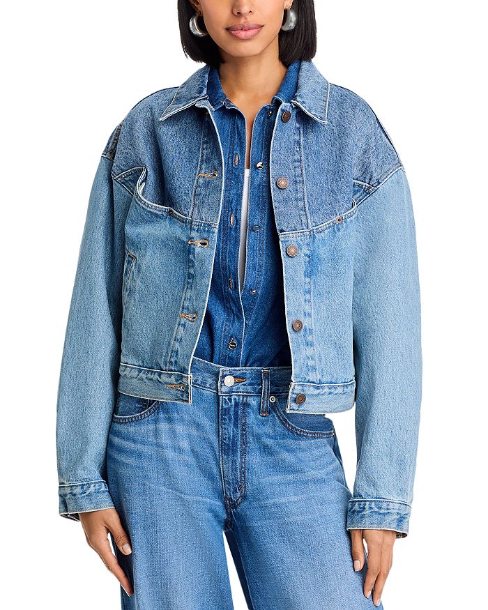 

Укороченная джинсовая куртка в стиле 90-х Western Trucker Levi's, синий