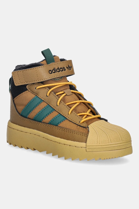 

Детские зимние ботинки SUPERSTAR WINTER TREK Adidas Originals, коричневый