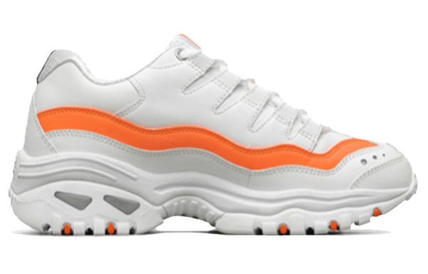 Кроссовки energy-over joy low-top running shoes white/orange Skechers, белый — фото 3