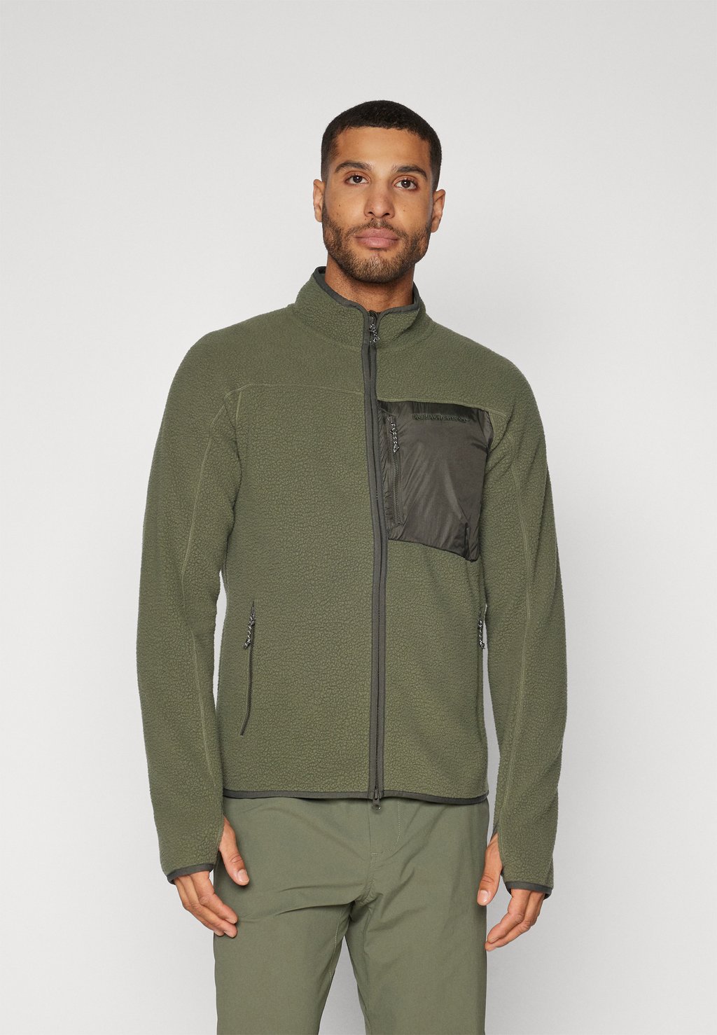 

Флисовая куртка ZIP JACKET Peak Performance, темно-зеленый