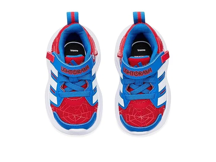 Кроссовки с LED-подсветкой Marvel Spider-Man Lightorama Runner Adidas, Better Scarlet/White/Bright Royal — фото 3