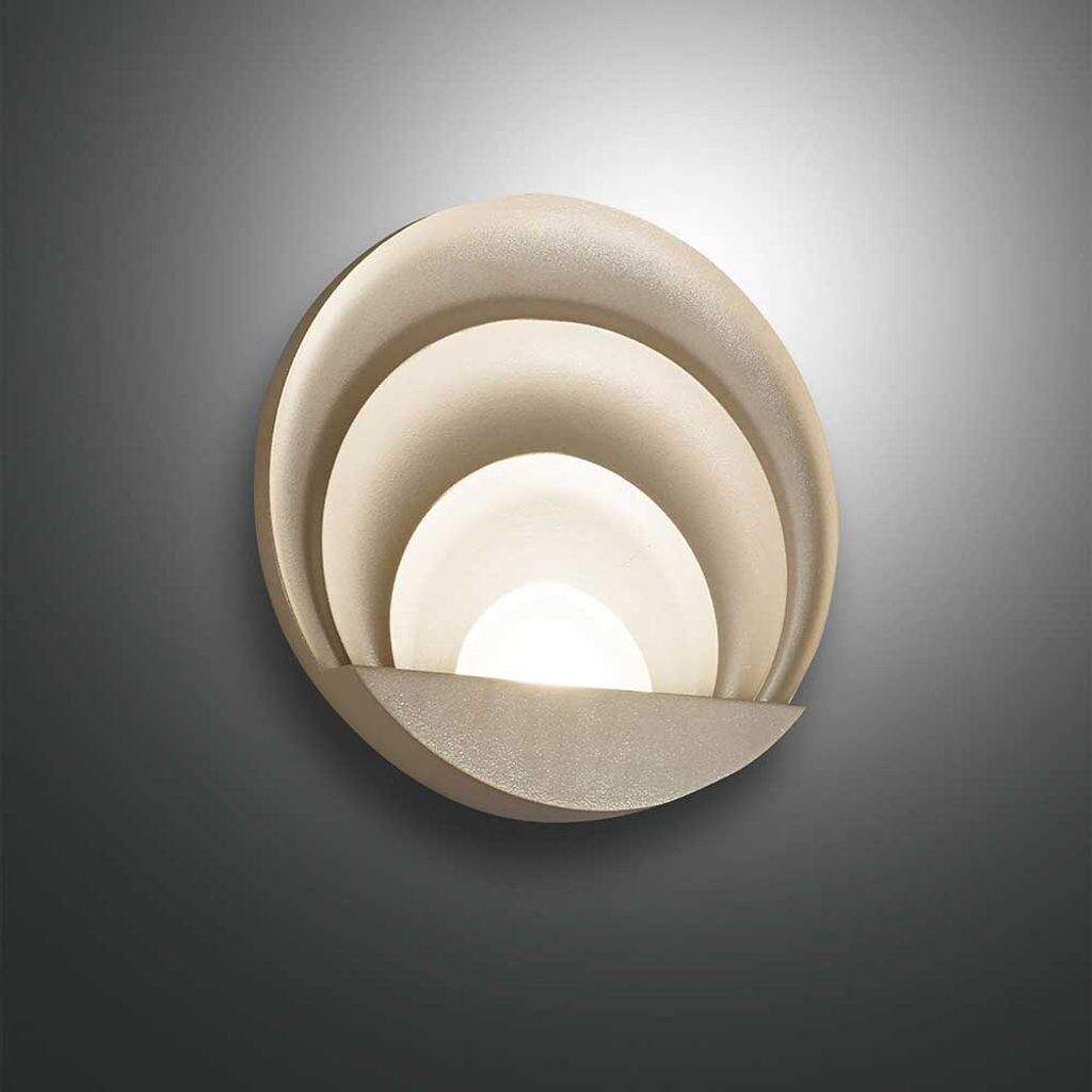 

Fabas Luce Sunrise, настенный светильник, светодиод, 1x29Вт, золото
