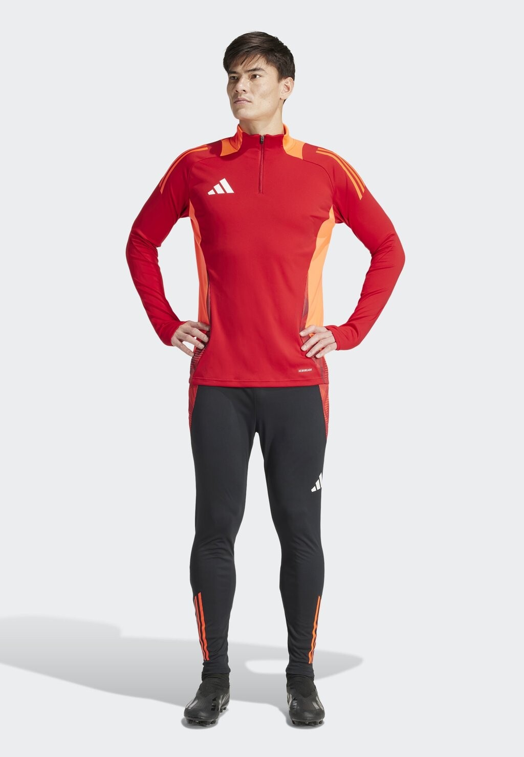 Спортивные брюки Tiro24 Competition Adidas, цвет black app solar red — фото 2