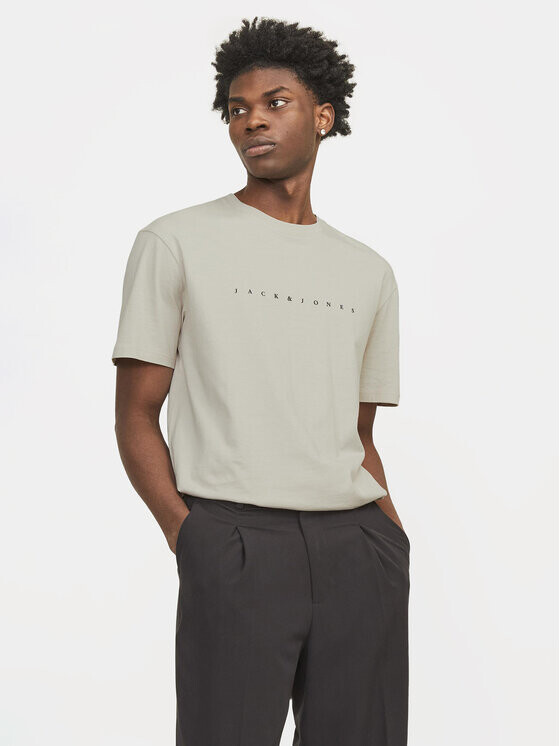 

Футболка свободного кроя Jack&Jones, бежевый