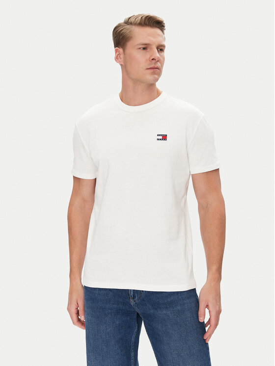 

Футболка обычного кроя Badge DM0DM20322 Tommy Jeans, белый