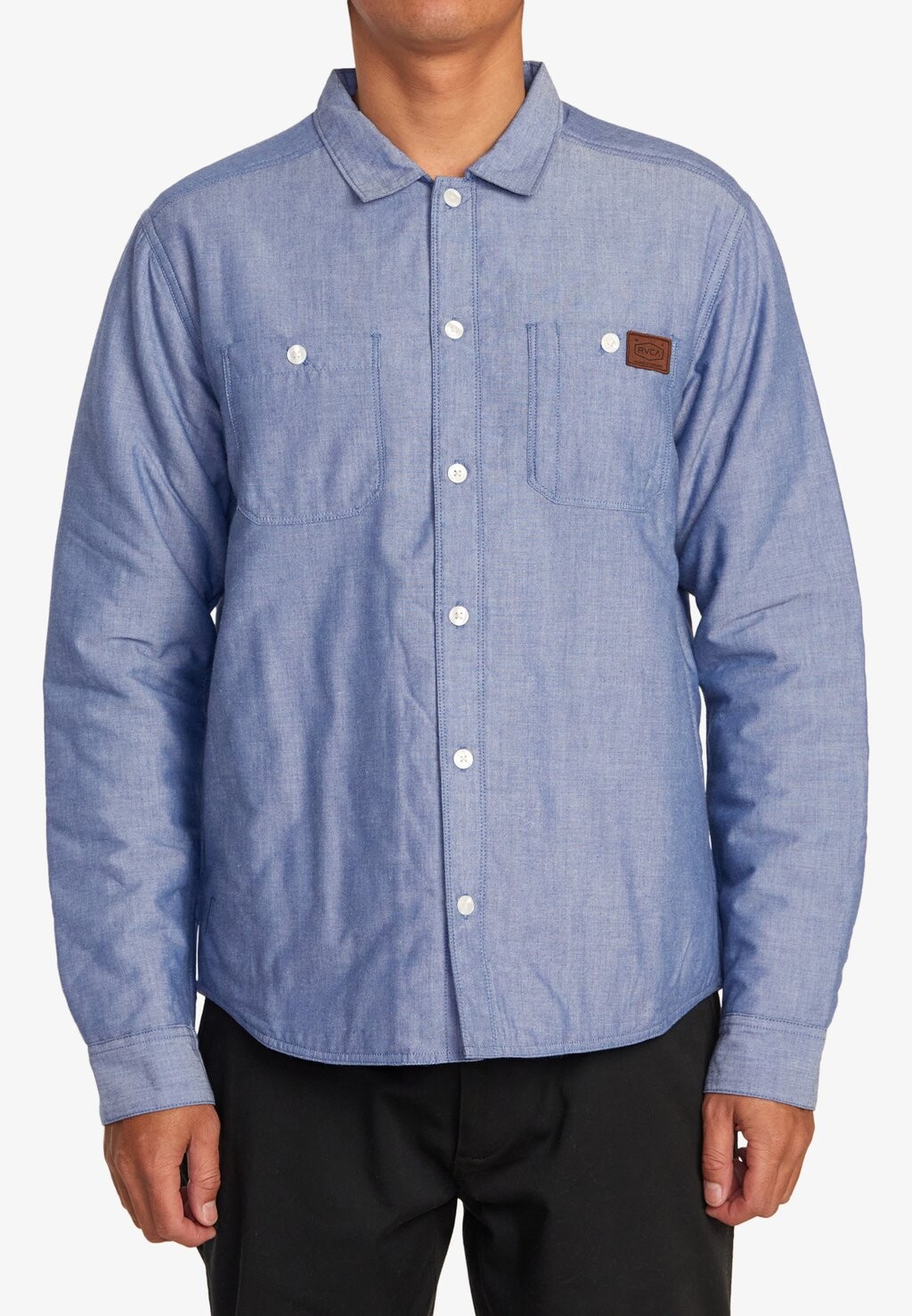 

Рубашка CHAINMAIL RVCA, цвет blue chambray