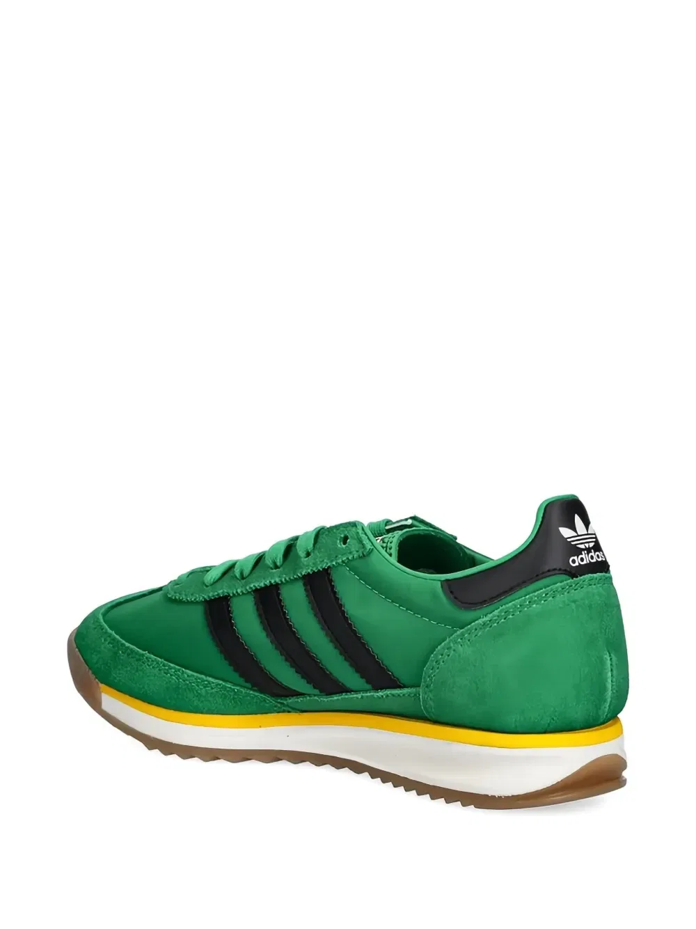 Кроссовки на шнуровке SL 72 RS Adidas Kids, зеленый — фото 3