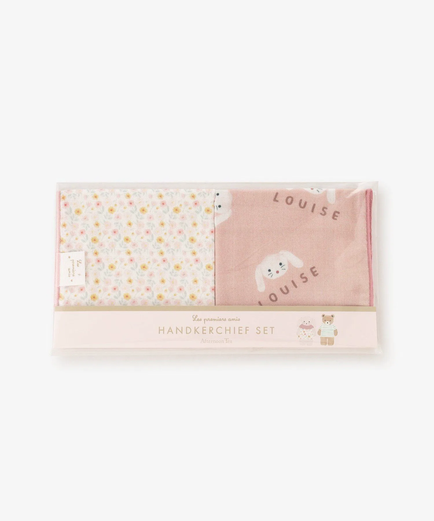 Комбинезон Набор из 2 марлевых листов / Le Premier Zami Afternoon Tea Living, pink