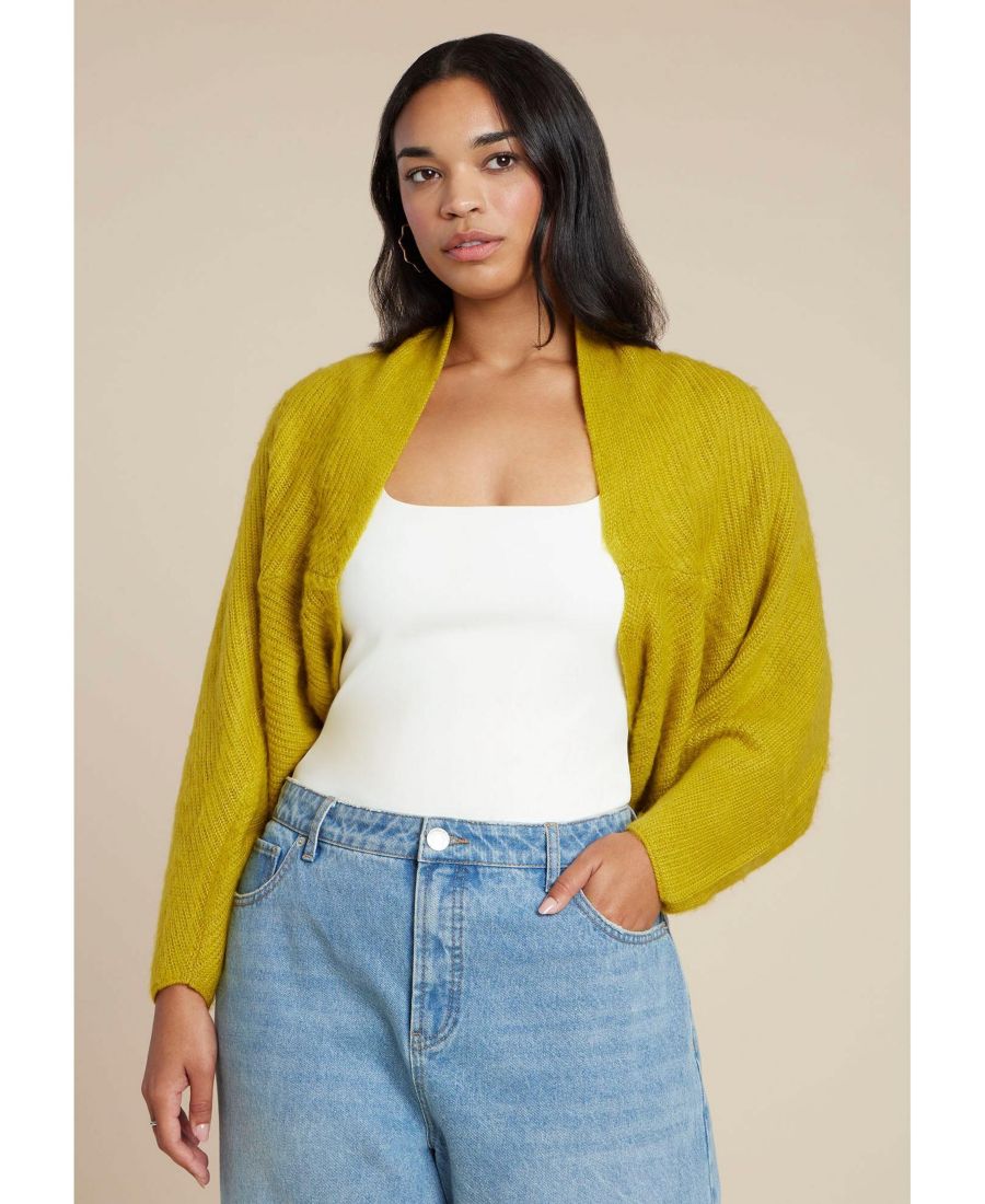 

Женский кардиган-накидка ELOQUII, Chartreuse