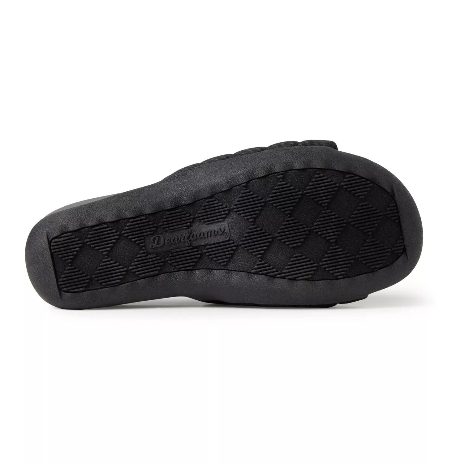 Женские шлепанцы Original Comfort от Dearfoams Emma с низким содержанием пены Dearfoams, серебряный — фото 2