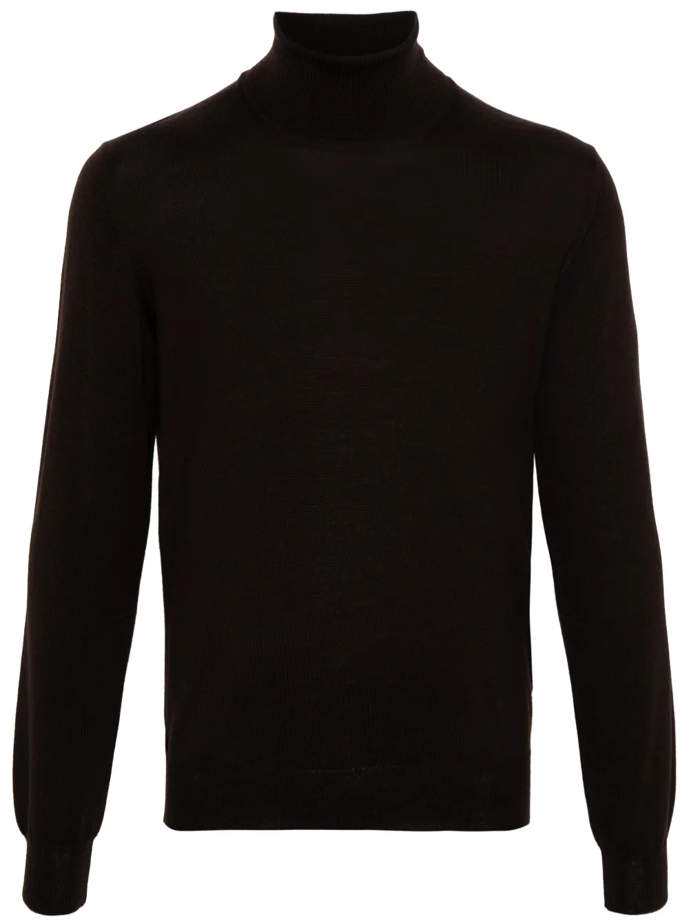 

Джемпер из вирджинской шерсти с высоким воротником Fileria, коричневый