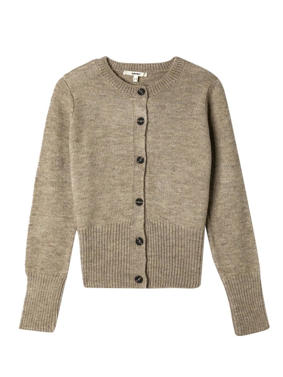 

Вязаный кардиган Koton Knit Cardigan, светло-коричневый