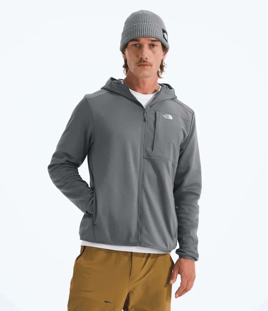 

Мужская флисовая толстовка с капюшоном TNF Performance на молнии The North Face, Smoked Pearl