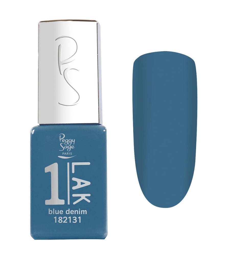 

1LAK Blue Denim гибридный лак 3в1 5мл Peggy Sage