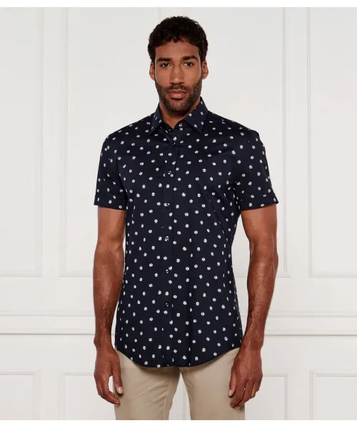 

Рубашка h-hank-ken-sh-c1 Slim fit Boss, синий