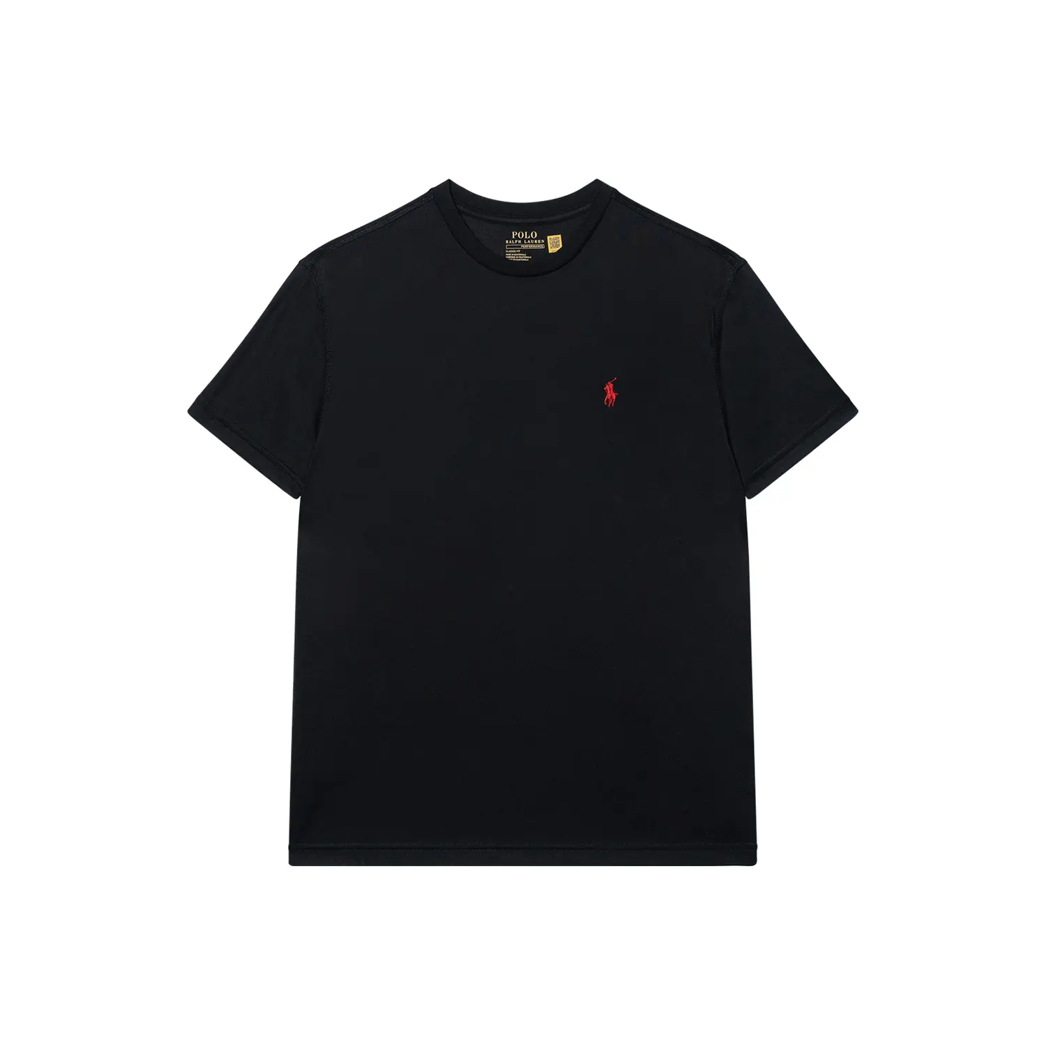

Классическая футболка из переработанного материала с коротким рукавом Performance Polo Ralph Lauren, черный