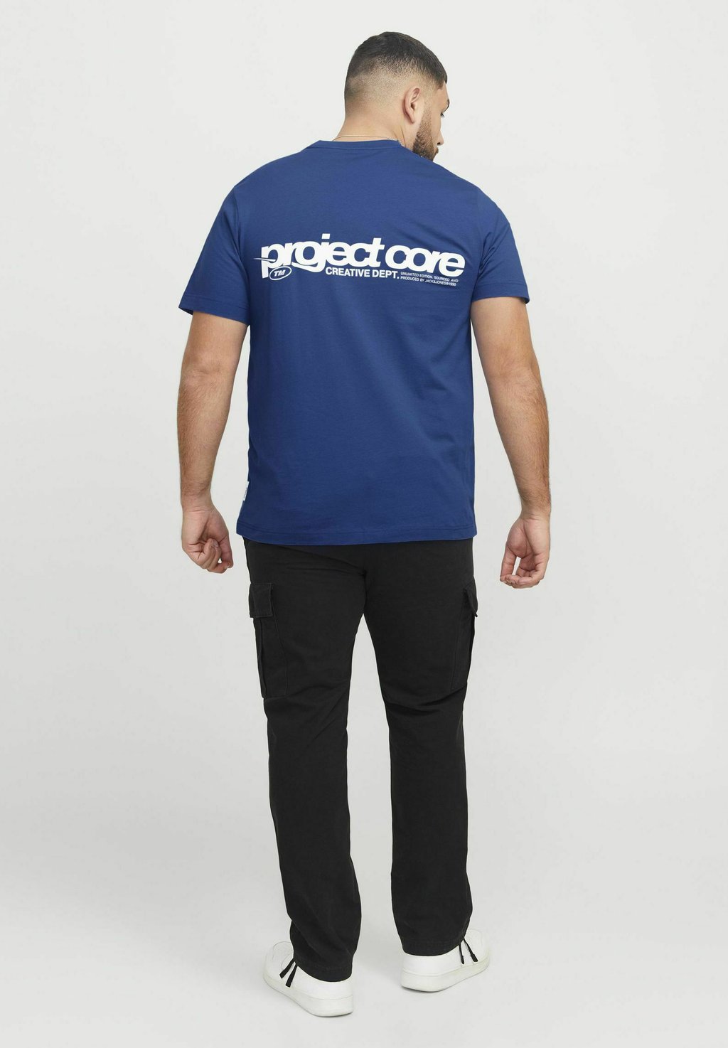 

Футболка с принтом RÜCKEN Jack & Jones, синий