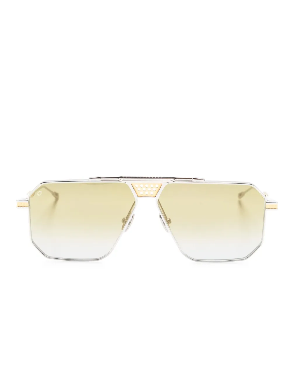 

Солнцезащитные очки в квадратной оправе с эффектом градиента T Henri Eyewear, металлик