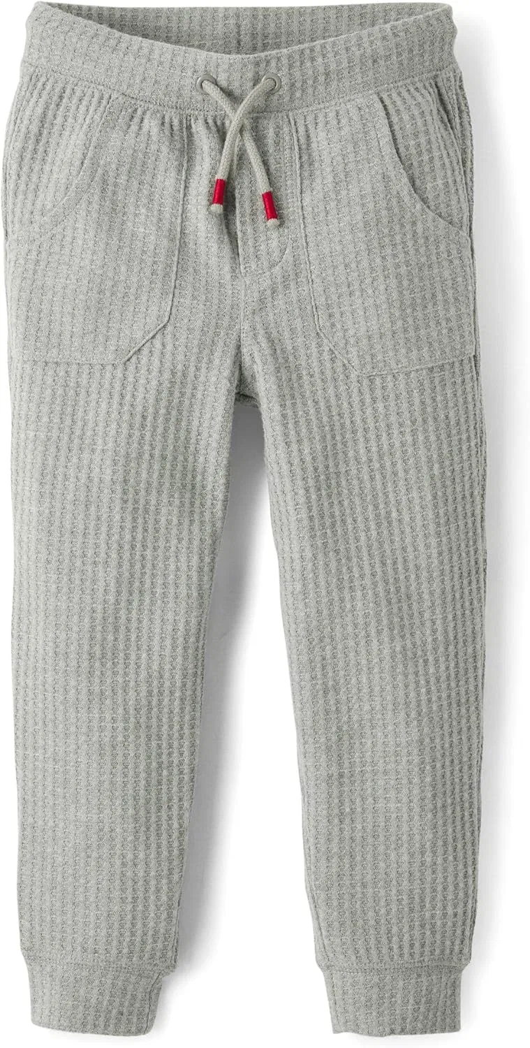 Детские флисовые спортивные штаны Gymboree для мальчиков и малышей, Thermal Grey
