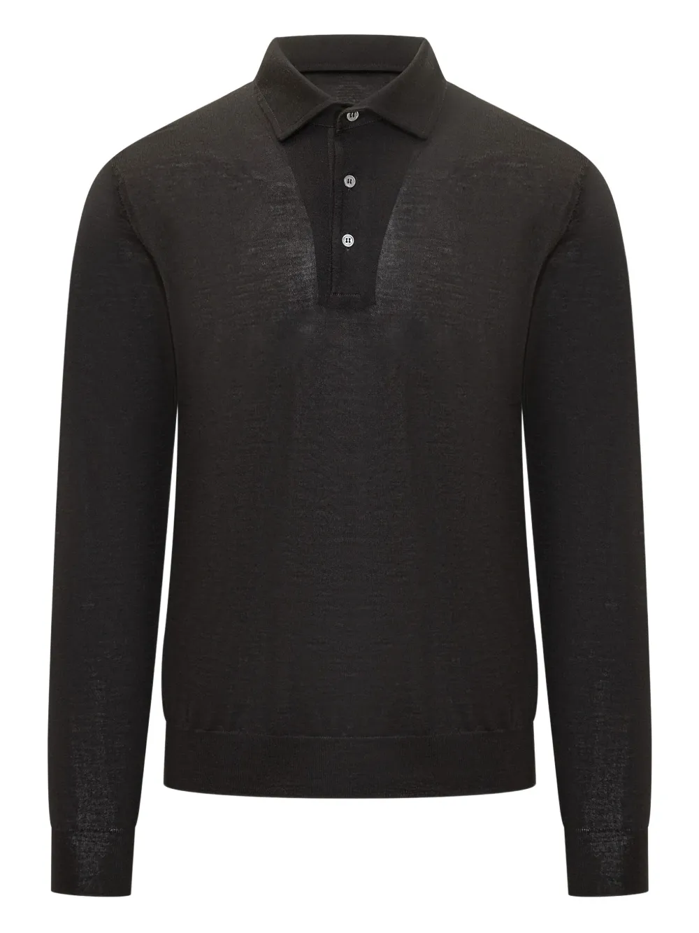 

Рубашка поло с длинными рукавами Filippo De Laurentiis, черный