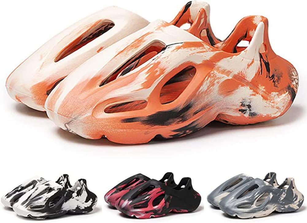 

Кроссовки vioxthak Foam Runner, слайдеры Cloud, шлепанцы-подушки, спортивная обувь, нескользящая, легкая, для ходьбы, модная, для улицы и дома, летние пляжные сандалии для женщин и мужчин, оранжевый/хаки