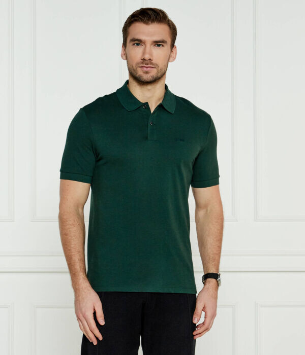 

Поло Boss Pallas Regular Fit, зеленый