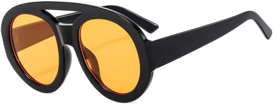 

Солнцезащитные очки для мужчин и женщин - защита UV400 - увеличенные линзы с двойной перемычкой и градиентным покрытием для занятий спортом на открытом воздухе и вождения DSVIGF, C2black-orange