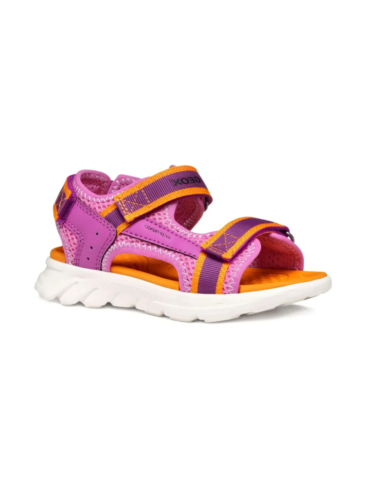 

Спортивные сандалии Airadyum с сетчатыми вставками Geox Kids, фиолетовый
