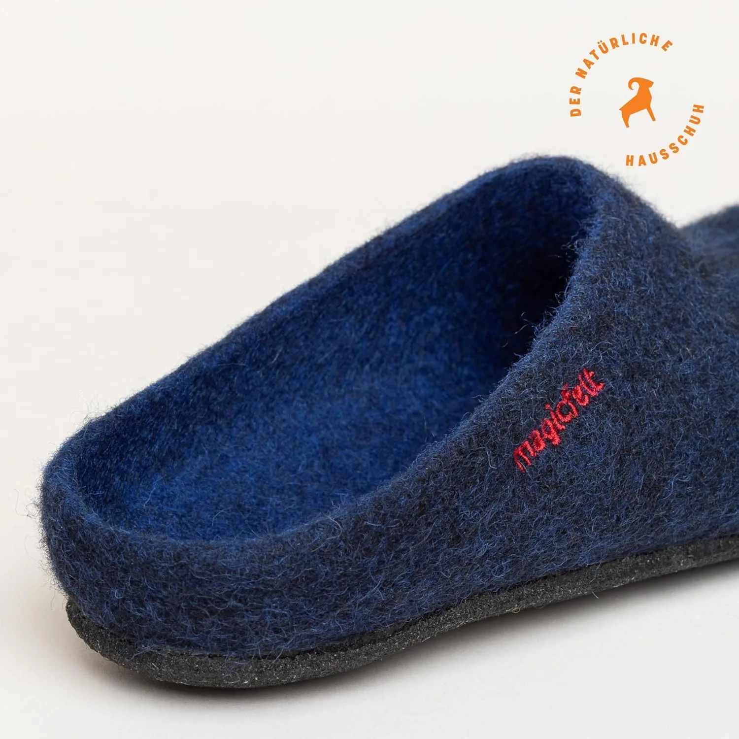 Тапочки MagicFelt AN 709 из чистой натуральной шерсти для мужчин и женщин - нескользящие и анатомической формы — фото 4
