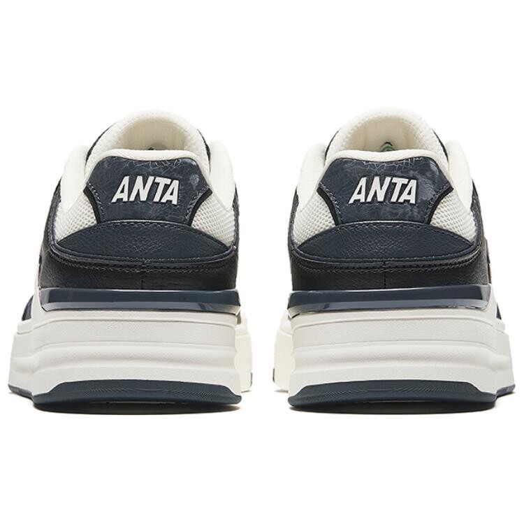 Кроссовки ANTA Street Naughty Skateboarding Shoes Men Low-top Ivory White/base Black/crystal Ore Gray, серый — фото 4